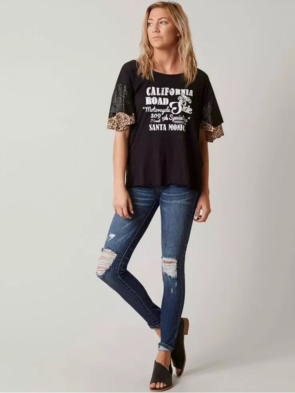RARE-Free People California Road Graphic Top - Brand New With Tags